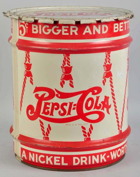 Pepsi-Cola Syrup Drum.  1930s to