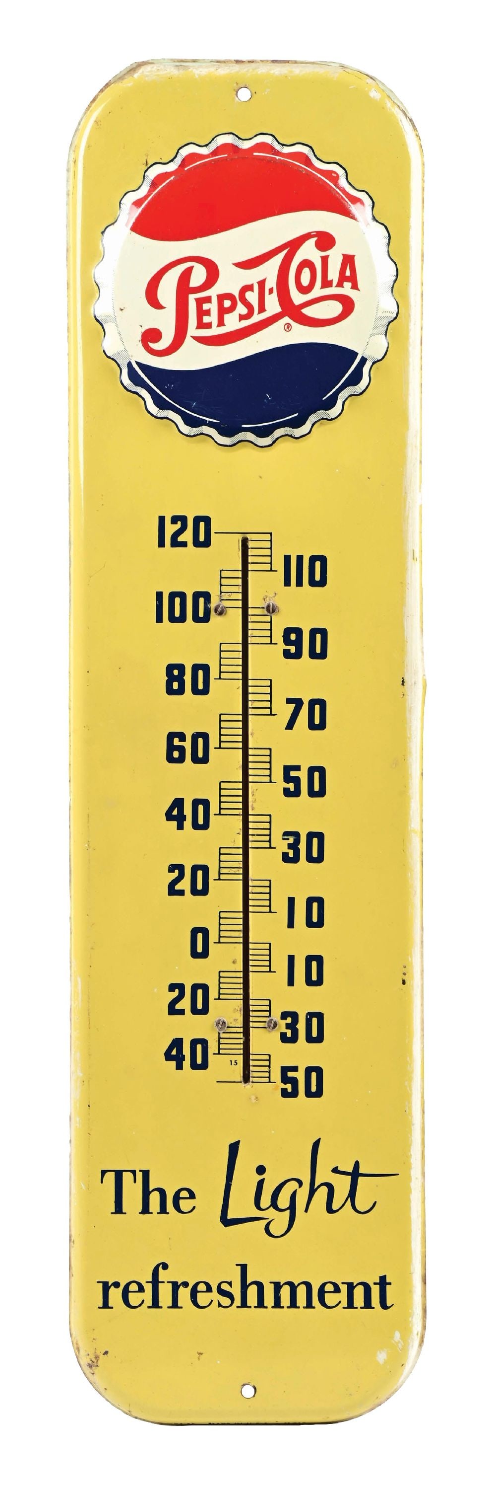 PEPSI-COLA THERMOMETER W/ BOTTLE