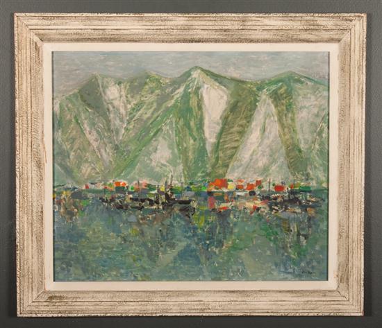 Per Rom Norwegian 1903-1985 Fjord