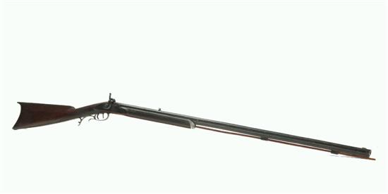 PERCUSSION HALF STOCK RIFLE. 