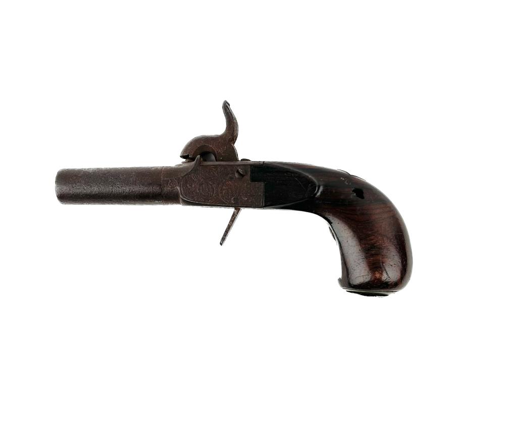 PERCUSSION PISTOL CIRCA 1860S TOTAL