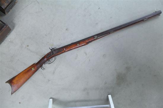 PERCUSSION RIFLE. Half stock 33-1/2