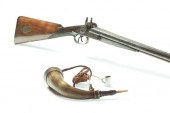 PERCUSSION SHOTGUN & POWDERHOR