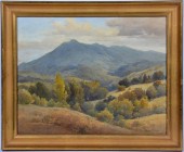 PERCY GRAY WATERCOLOR, MT TAMA