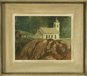 PERCY MANSER OIL ON BOARDPERCY