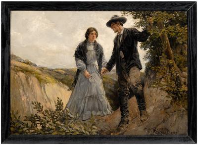 Percy V. E. Ivory painting (Percy