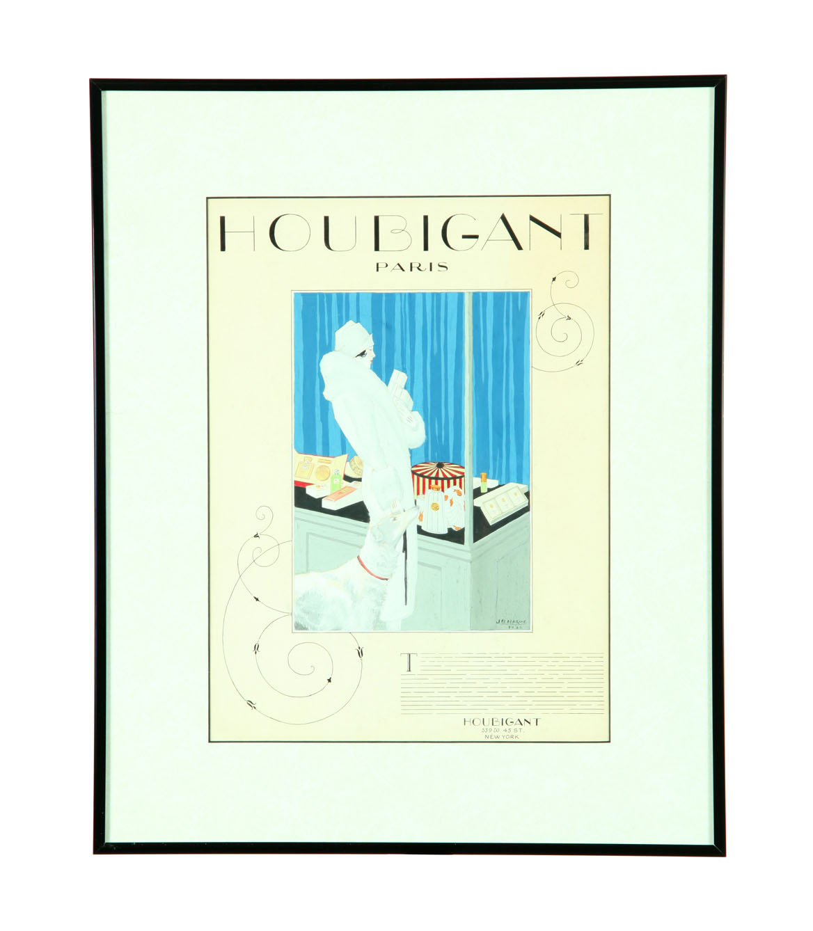 PERFUME ADVERTISING ILLUSTRATION BY