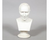 Perianware bust of a man, sign