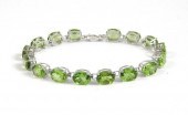 PERIDOT AND FOURTEEN KARAT GOL