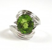 PERIDOT, DIAMOND AND FOURTEEN