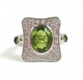 PERIDOT, DIAMOND AND FOURTEEN