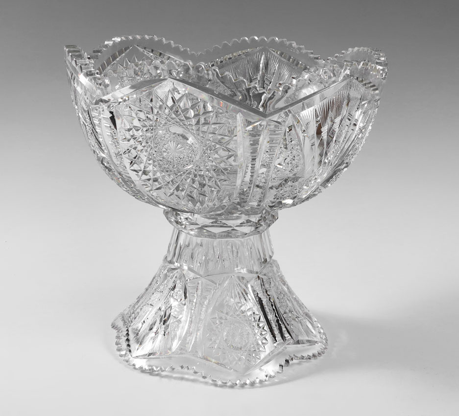PERIOD AMERICAN BRILLIANT CUT GLASS
