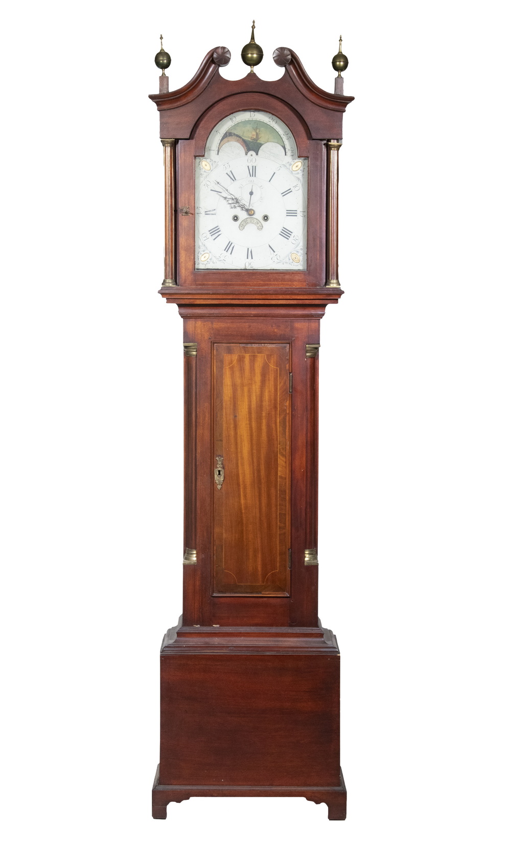 PERIOD CHIPPENDALE MAHOGANY TALL