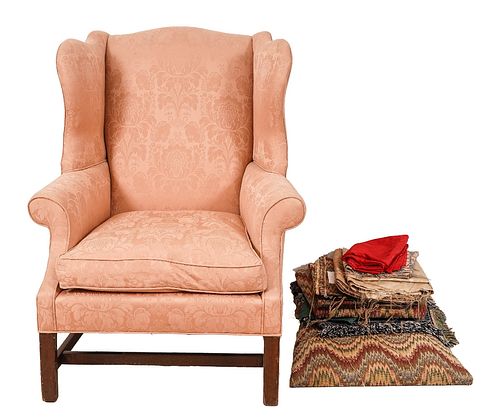 PERIOD GEORGIAN WING CHAIRPeriod