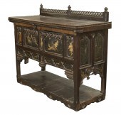 PERIOD GOTHIC SWORD COFFER/HUN
