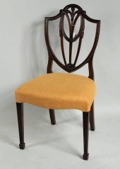 PERIOD HEPPLEWHITE SIDE CHAIRP