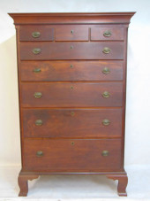 PERIOD MAHOGANY TALL CHEST, 3