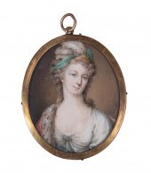 PERIOD MINIATURE PORTRAIT OF M
