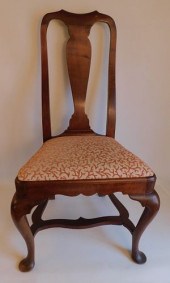 PERIOD QUEEN ANNE DINING CHAIR