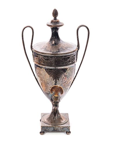 PERIOD SHEFFIELD SILVER TEA