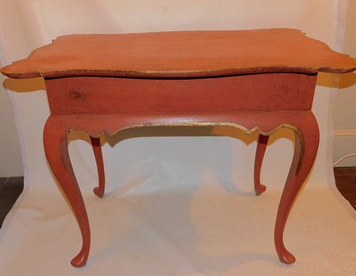 PERIOD SWEDISH PAINTED TABLE18th