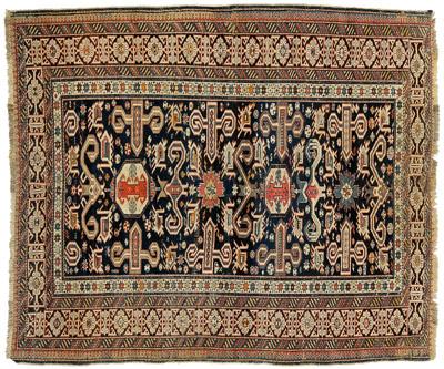 Perpedil rug, rectangular central