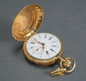 PERRET & FILS 14-KARAT YELLOW-