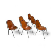 PERRIAND STYLE DINING CHAIRS<b