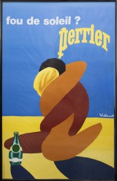"PERRIER" VINTAGE FRENCH ADVER