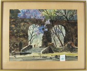 PERRY ACKER WATERCOLOR AND GOU