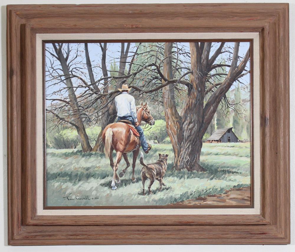 PERS CROWELL OIL ON CANVASPERS