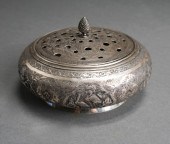 PERSIAN 875-SILVER CHASED PIER