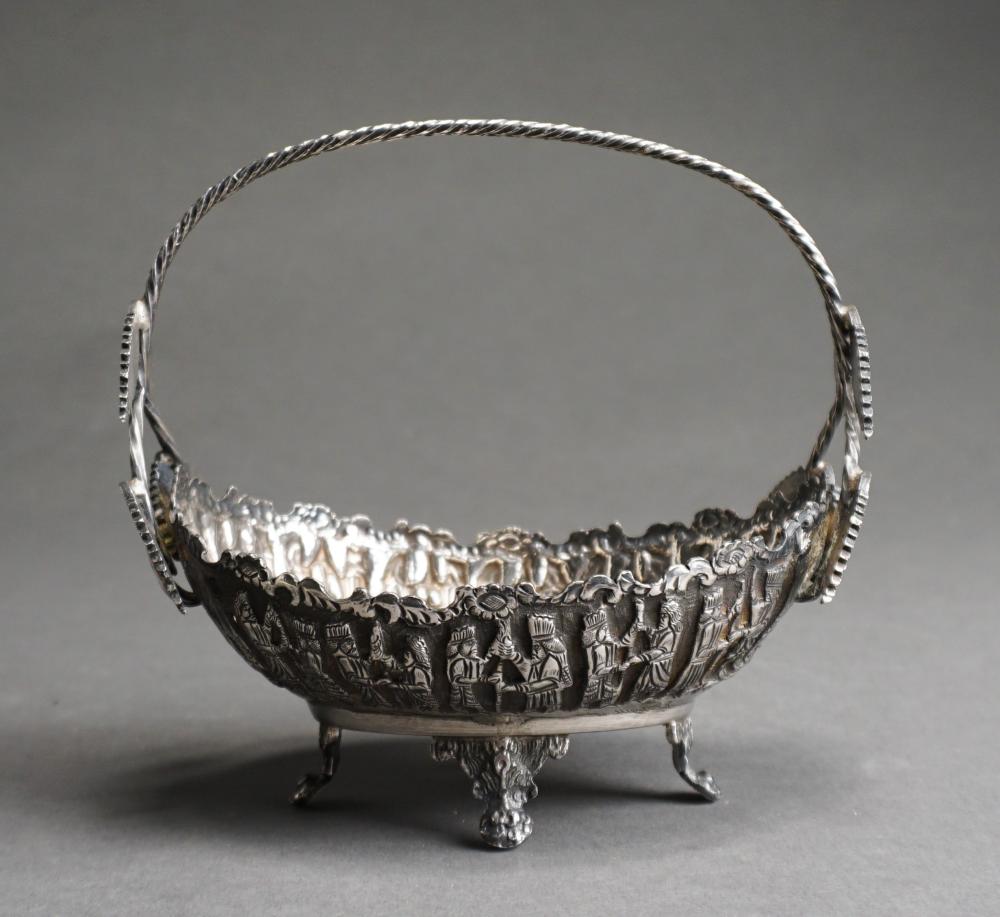 PERSIAN 900-SILVER BASKET WITH
