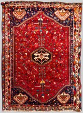PERSIAN ABADEH TRIBAL WOOL RUG