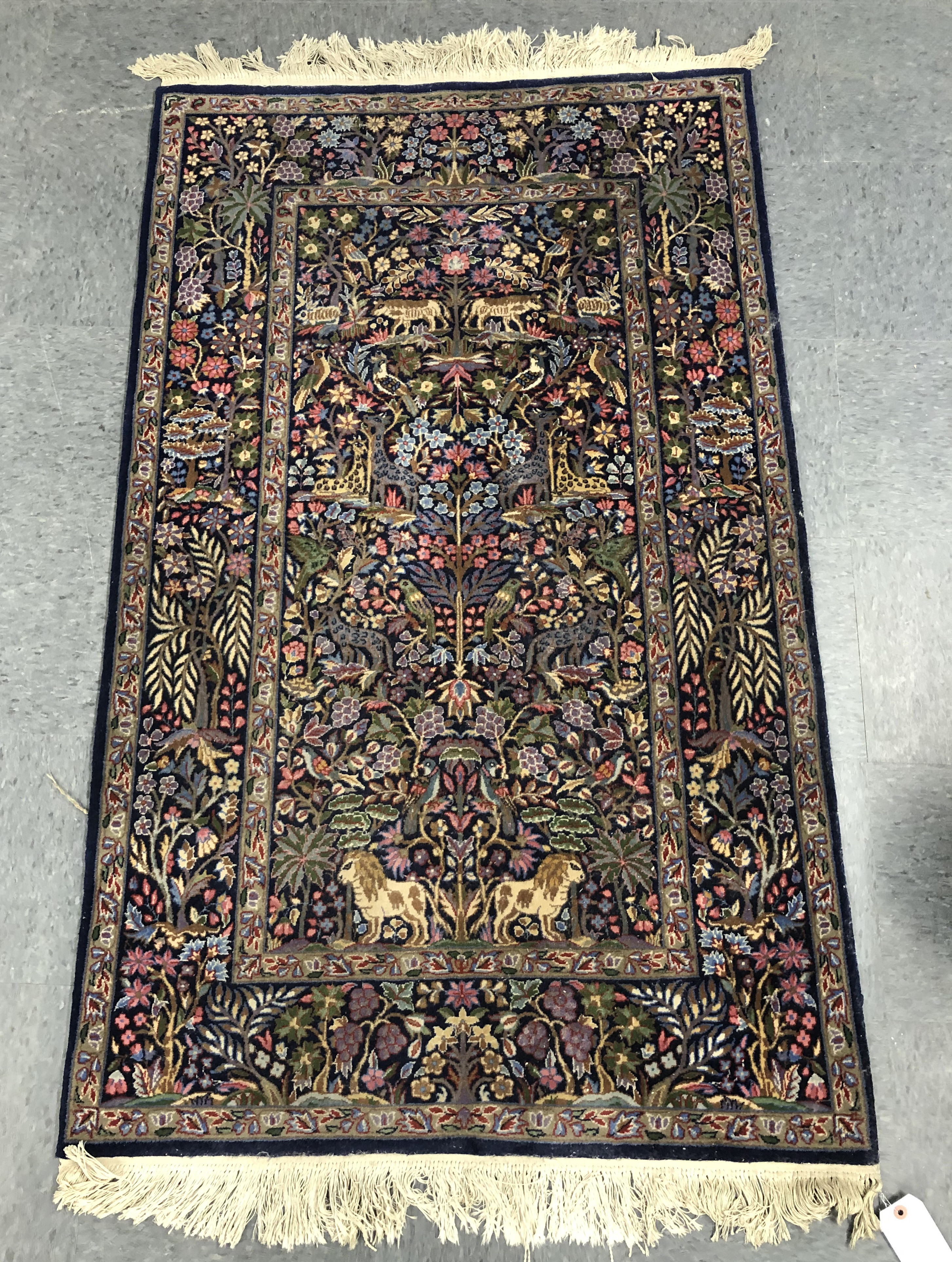 PERSIAN ANIMAL & FLORAL PICTORIAL