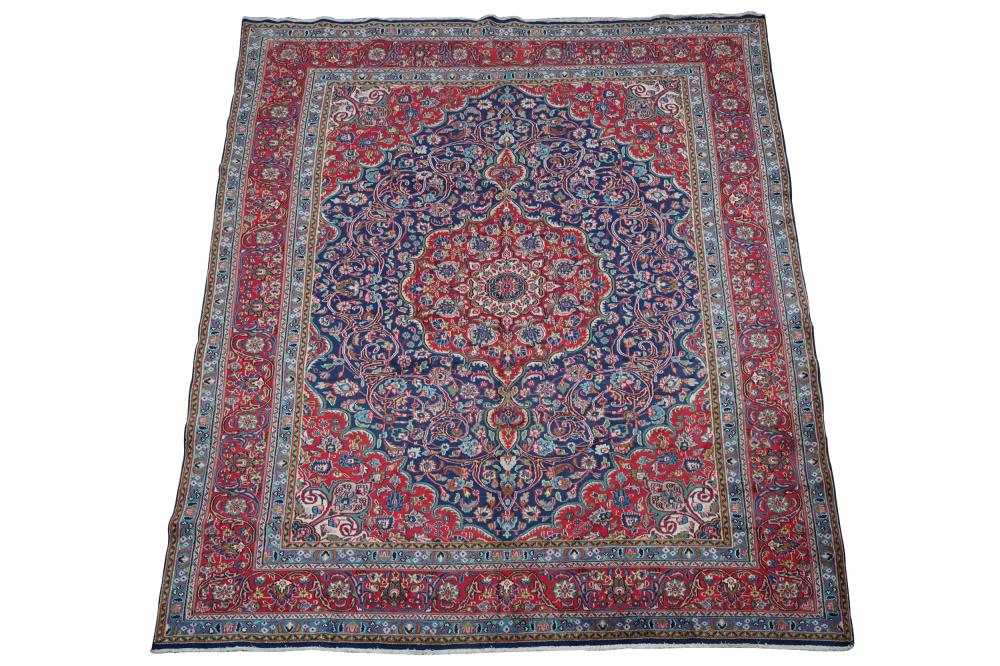 PERSIAN AREA RUGblue field 12'10