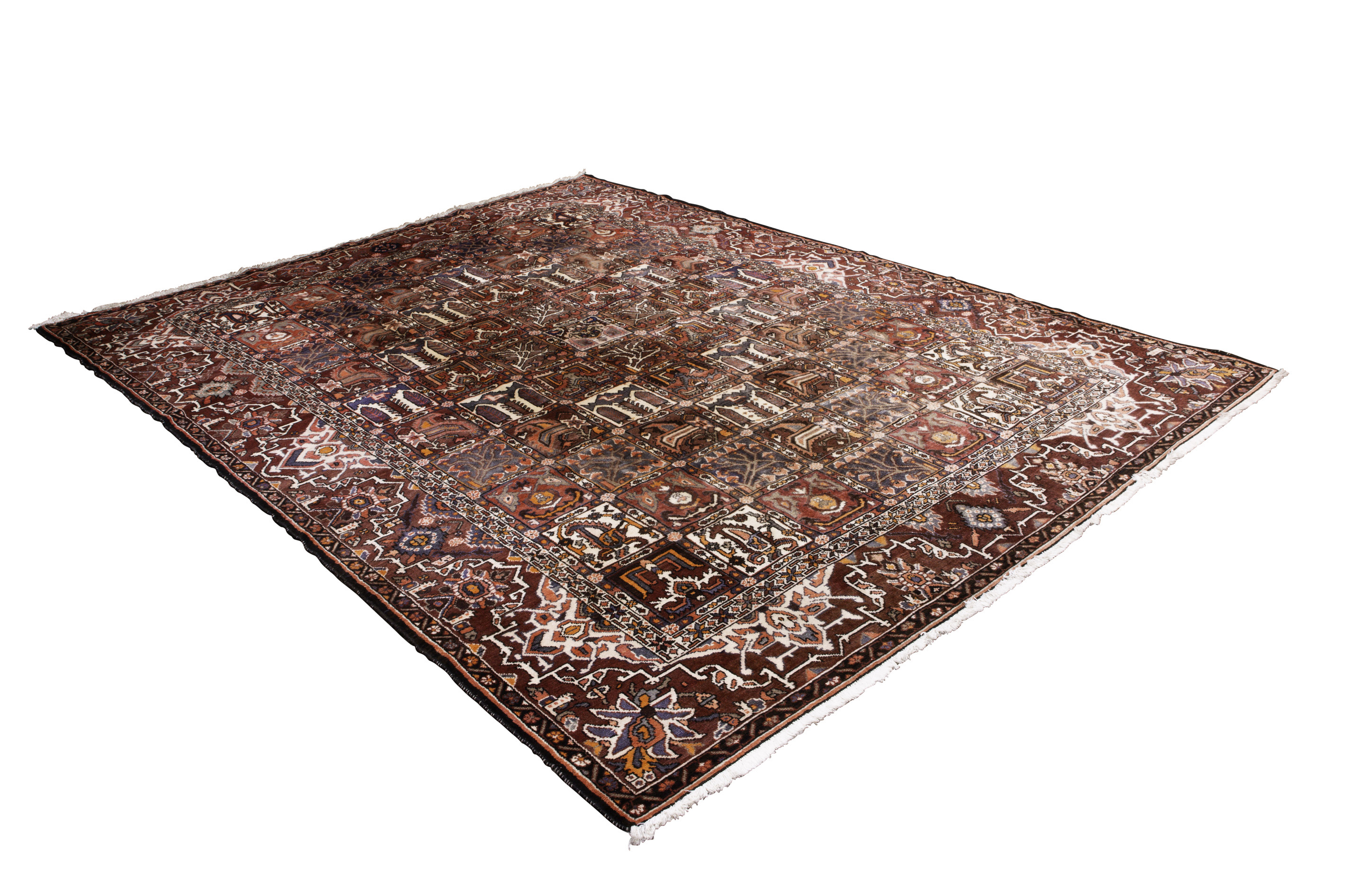 PERSIAN BAKHTIARI CARPET 9'9" X