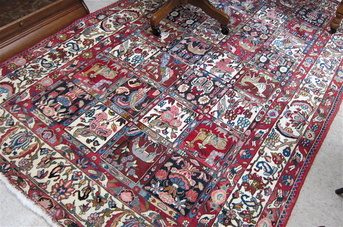 PERSIAN BAKHTIARI GARDEN CARPET