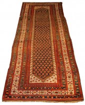 PERSIAN BIDJAR RUG, 12' X 4' P