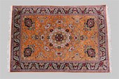 PERSIAN BURNT ORANGE RUG WITH