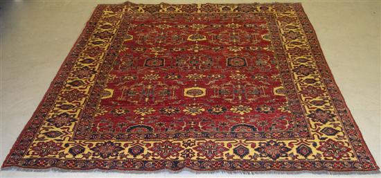 Persian carpet  Afgan design  red
