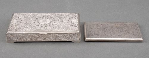 PERSIAN CHASED SILVER SMOKING