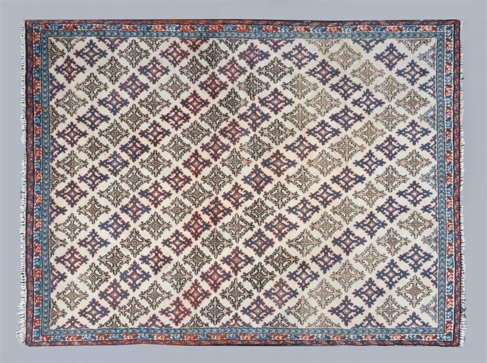 PERSIAN CREAM GROUND WITH BLUE, TAN