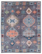 PERSIAN DESIGN RUG: 8'0" X 9'9