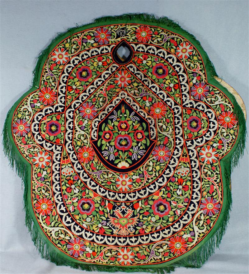 Persian embroidered horse cover,