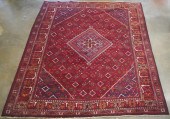 PERSIAN ESFAHAN RED GROUND RUG