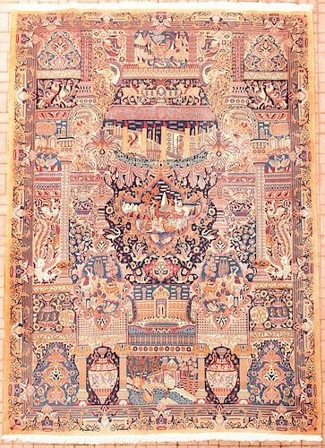 PERSIAN FINE KASHMAR CARPET,