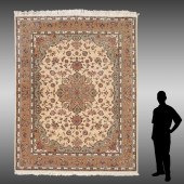 PERSIAN FINELY HAND KNOTTED WO