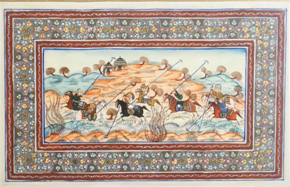 PERSIAN FRAMED ILLUMINATED