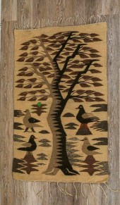 PERSIAN GABBEH STYLE FOLK ART